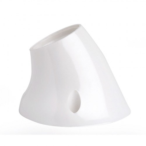 PORTALÁMPARAS TERMOPLÁSTICO ZÓCALO CURVO E-27 BLANCO Simon Brico