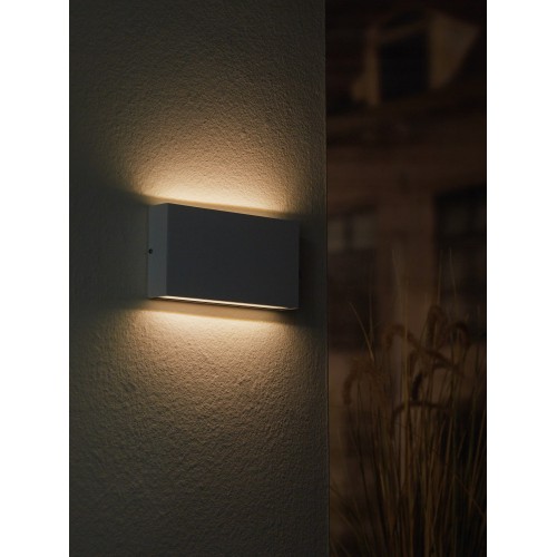 Aplique exterior Bern LED 12W 220V blanco Luxform