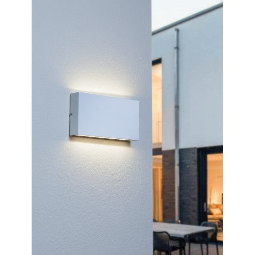 Aplique exterior Bern LED 12W 220V blanco Luxform