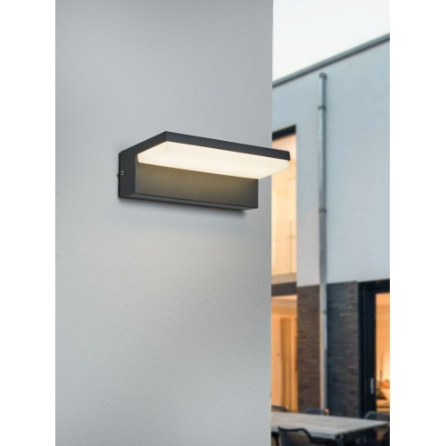 Aplique exterior Luzern LED 9W 220W negro Luxform