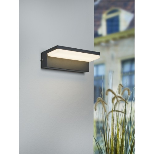 Aplique exterior Luzern LED 9W 220W negro Luxform