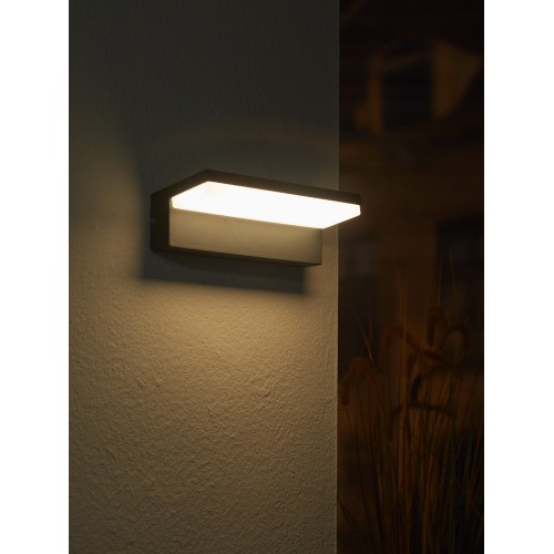 Aplique exterior Luzern LED 9W 220W negro Luxform