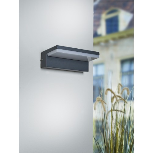 Aplique exterior Luzern LED 9W 220W negro Luxform