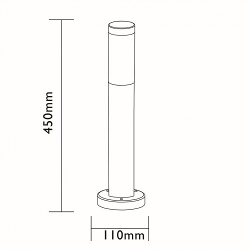 Farola Sobremuro Atlanta 60cm Luxform