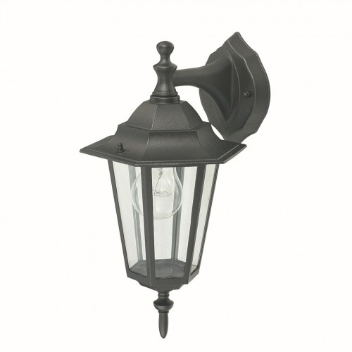 APLIQUE DESCENDENTE ORLANDO NEGRO E-27 60W 220V Luxform