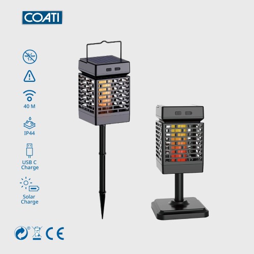 LÁMPARA SOLAR RECARGABLE MATA MOSQUITOS COATI