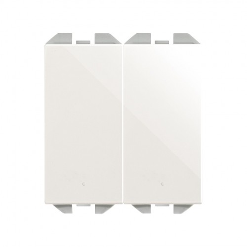 Kit Conmutador Pulsante 10 Ax Blanco