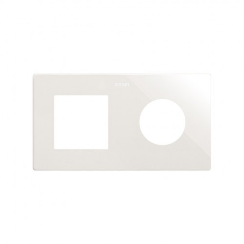 Kit 2 elementos hueco + Clean Schuko Blanco
