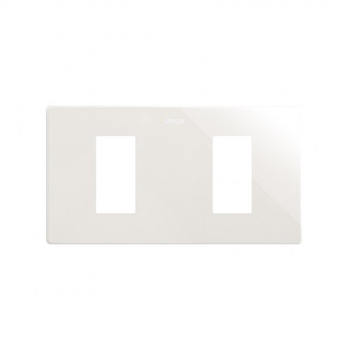 Kit de 2 elementos Conmutador Pulsante 10 Ax Blanco