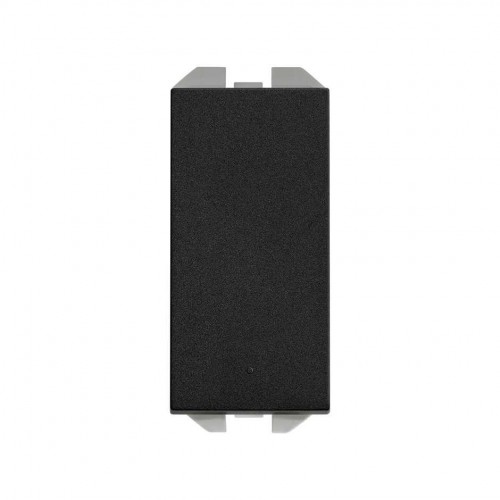 Kit de 2 elementos Conmutador Pulsante 10 Ax Negro Mate