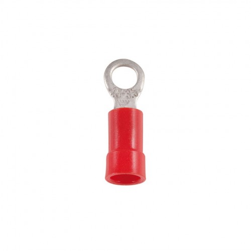 TERMINAL REDONDO PREAISLADO 1'5MM² Ø3'7MM 10 UNIDADES ROJO Simon Brico