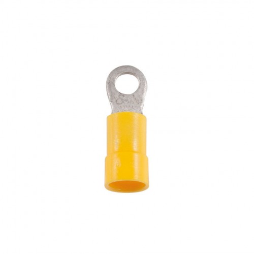 TERMINAL REDONDO PREAISLADO 4-6MM² Ø4'3MM 10 UNIDADES AMARILLO Simon Brico