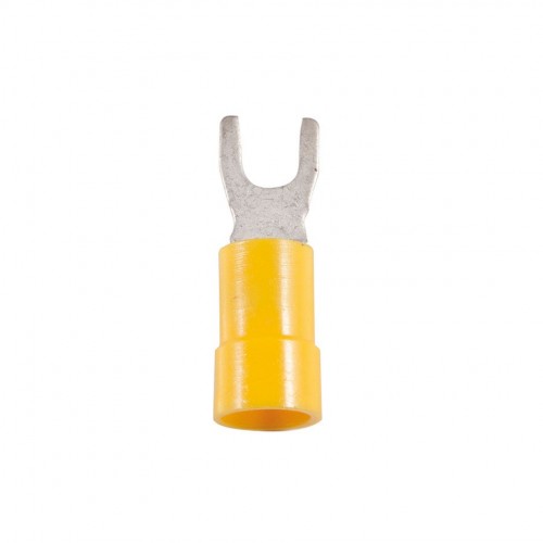 TERMINAL HORQUILLA PREAISLADO 4-6MM² Ø4'3MM 10 UNIDADES AMARILLO Simon Brico