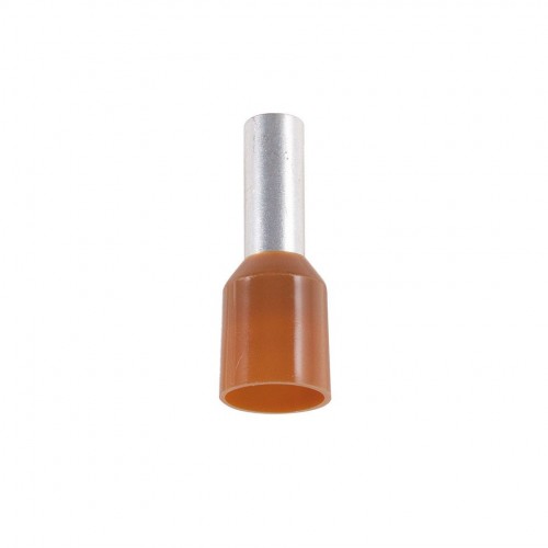 PUNTERA PLATEADA PREAISLADA 10MM² Ø12MM 10 UNIDADES MARRÓN Simon Brico