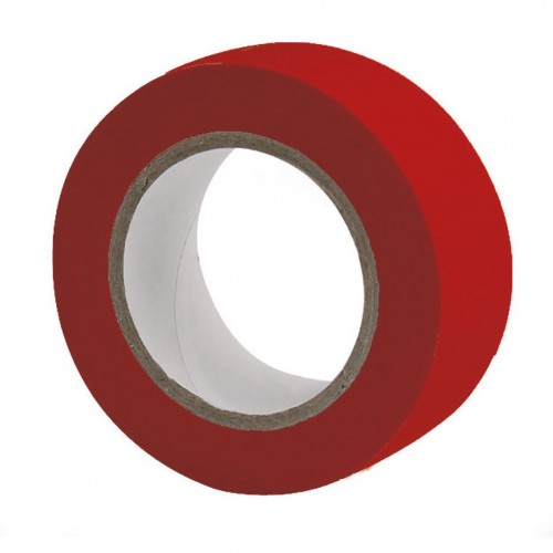 CINTA AISLANTE ADHESIVA PVC 19MM 20 METROS ROJA SIMON BRICO
