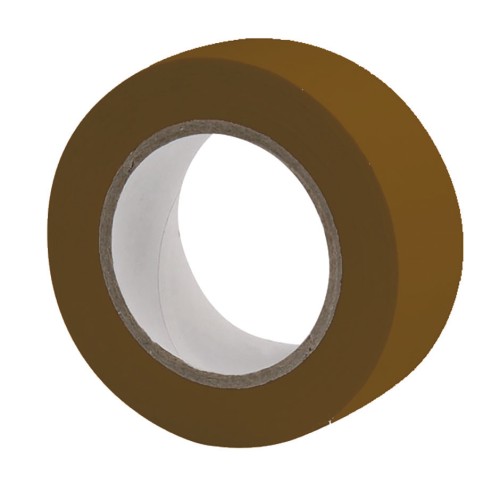CINTA AISLANTE ADHESIVA PVC 19MM 20 METROS MARRÓN Simon Brico