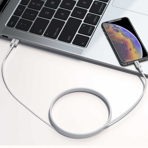 CABLE LIGHTNING - USB A BLANCO 1M SIMON