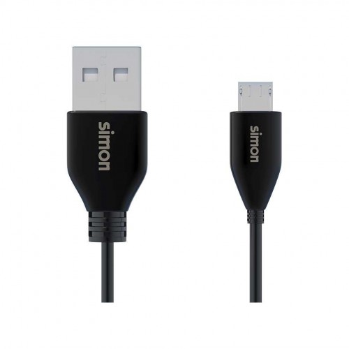 CABLE USB 2.0  A - MICRO NEGRO 1M SIMON