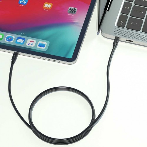 CABLE USB 3.1  C - USB C NEGRO 1M SIMON