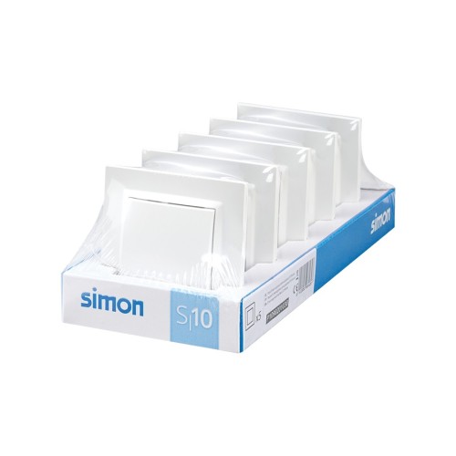 PACK 5 CONMUTADORES BLANCO SIMON 10