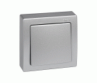 Conmutador monobloc 10 AX 250V~ con sistema de embornamiento a tornillo aluminio Simon 73 Loft