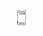 Pieza adaptadora para conectores informáticos RJ45 de AMP® en placas inclinadas Simon
