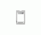 Pieza adaptadora para conectores informáticos RJ45 de Systimax® en placas inclinadas Simon