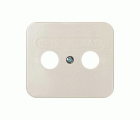 Placa para tomas inductivas de R-TV+SAT marfil Simon 75