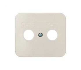 Placa para tomas inductivas de R-TV+SAT marfil Simon 75
