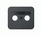 Placa para tomas inductivas de R-TV+SAT grafito Simon 75