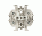 Interruptor bipolar 16 AX 250V~ con sistema de embornamiento a tornillo