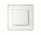 Pulsador 10 A 250V~ con sistema de embornamiento rápido