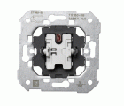 Pulsador 10 A 250V~ con luminoso incorporado y sistema de embornamiento rápido