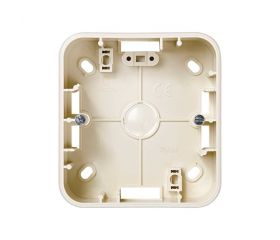Caja de superficie alta para 1 elemento marfil Simon 75