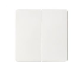Tecla doble para mecanismos de mando blanco mate Simon 82 Concept