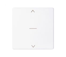 Tecla individual para mecanismos de persianas con 3 posiciones (subida, bajada y paro) blanco mate Simon 82 Concept