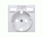 Tapa para la base de enchufe schuko con 2 cargadores USB tipo A 10,5W blanco Simon 82