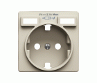 Tapa para la base de enchufe schuko con 2 cargadores USB tipo A 10,5W marfil Simon 82