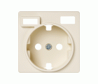 Tapa para la base de enchufe schuko con 2 cargadores USB A + C 10,5W Simon 82 Concept