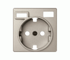 TAPA PARA LA BASE DE ENCHUFE SCHUKO CON 2 CARGADORES USB A + C 10,5W CAVA SIMON 82
