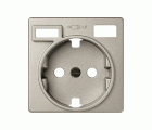 Tapa para la base de enchufe schuko con 2 cargadores USB A + C 10,5W cava Simon 82