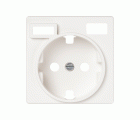 TAPA PARA LA BASE DE ENCHUFE SCHUKO CON 2 CARGADORES USB A + C 10,5W BLANCO MATE SIMON 82 CONCEPT
