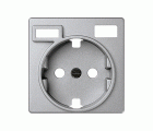 Tapa para la base de enchufe schuko con 2 cargadores USB A + C 10,5W Simon 82 Concept