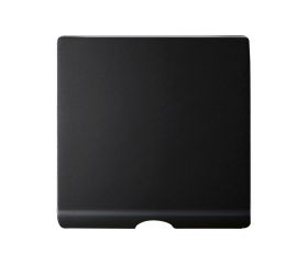 Tapa para salida cables-mecanismos de tirador negro mate Simon 82 Concept