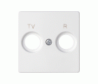 Placa para tomas inductivas de R-TV blanco mate Simon 82 Concept