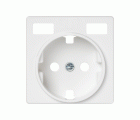 TAPA BASE ENCHUFE SCHUKO CON 2 USB C+C BLANCO SIMON 82