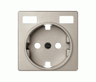 TAPA BASE ENCHUFE SCHUKO CON 2 USB C+C CAVA SIMON 82