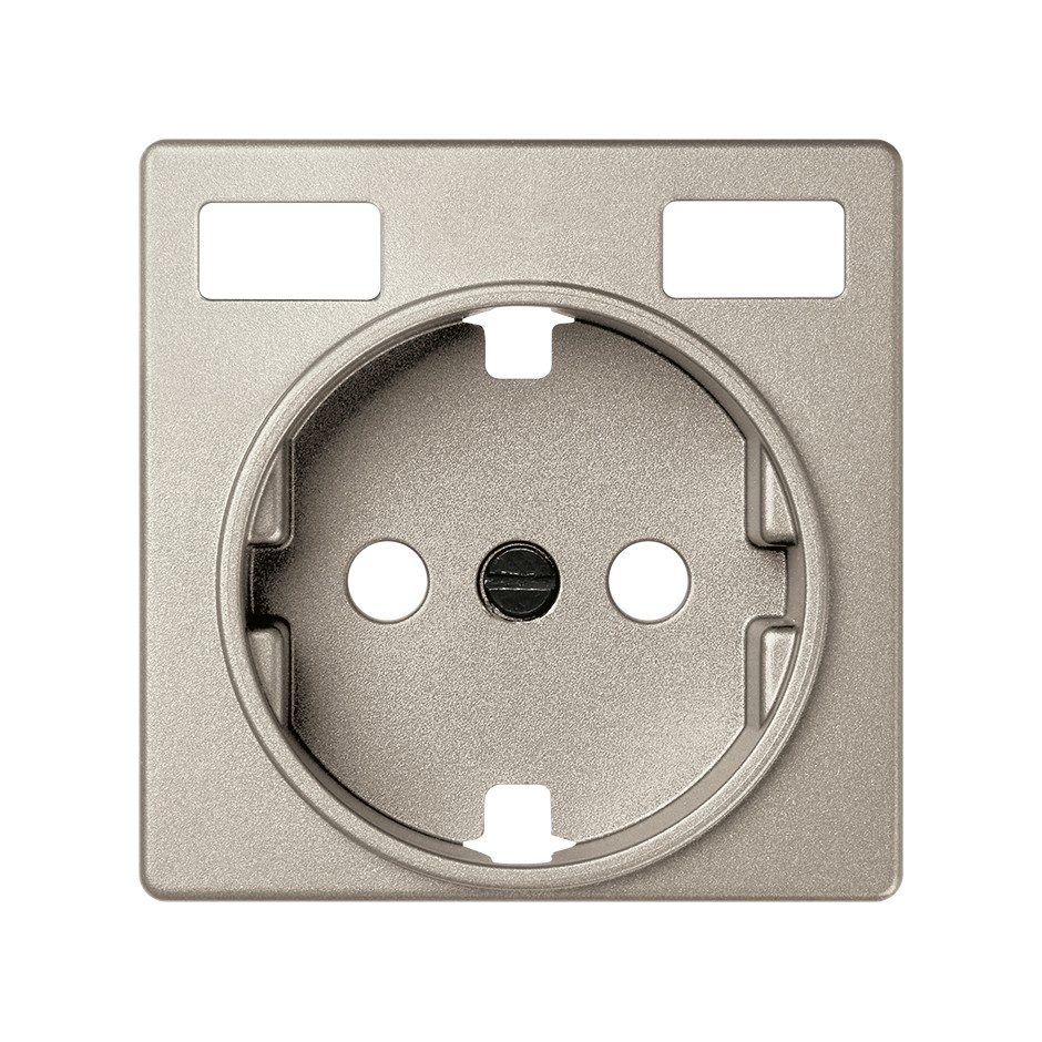 TAPA BASE ENCHUFE SCHUKO CON 2 USB C+C CAVA SIMON 82