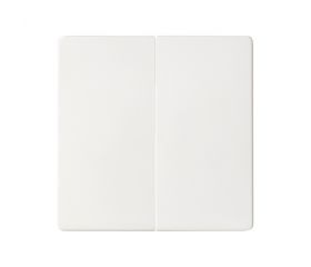 Conjunto semi-montado de 2 interruptores 10 AX 250~ con sistema de embornamiento rápido blanco mate Simon 82 Concept