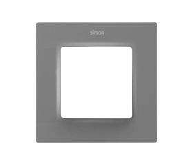 Marco para 1 elemento gris Simon 82 Concept